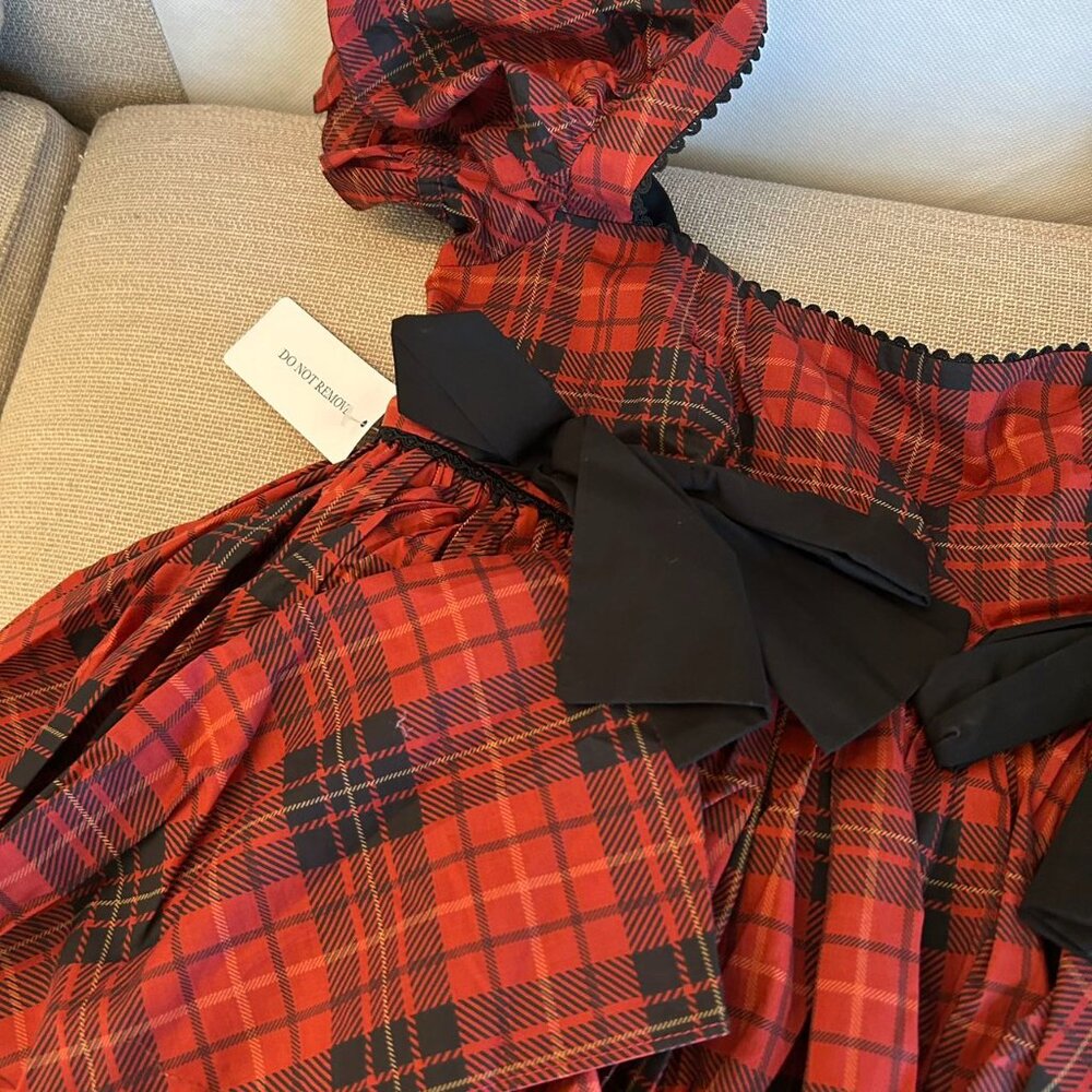 EUC Selkie The Royal Tartan Mini Love Story Dress Small - Picture 6 of 12